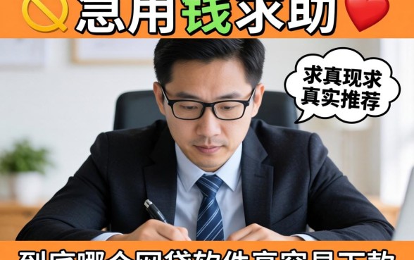急用钱求助！现在到底哪个网贷软件最容易下款？求真实推荐！