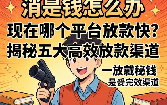 急需用钱怎么办？现在哪个平台放款快些？揭秘五大高效放款渠道