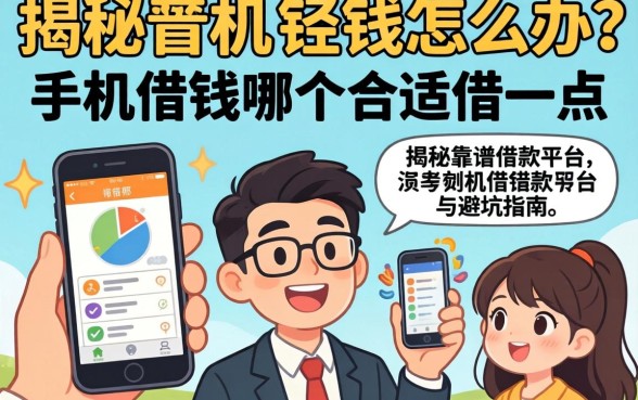 急需用钱怎么办？手机借钱哪个合适借一点？揭秘靠谱借款平台与避坑指南