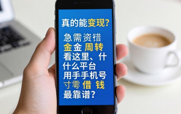 手机号真的能变现？急需资金周转看这里，什么平台用手机号借钱最靠谱？