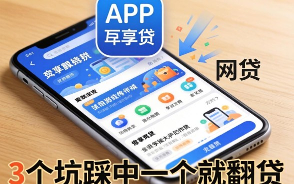 类似提享贷app一样的网贷软件,这3个坑踩中一个就翻车