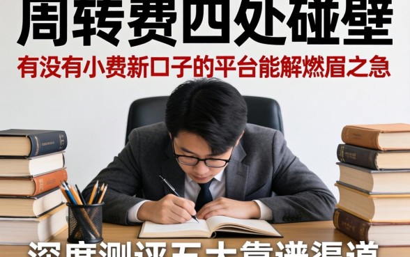 急需周转却四处碰壁？有没有小贷新口子的平台能解燃眉之急？深度测评五大靠谱渠道