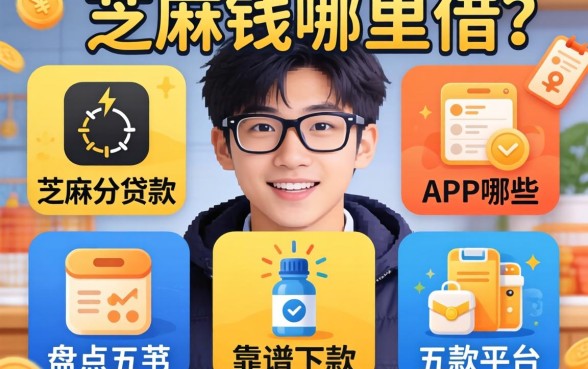 急需用钱哪里借？芝麻分贷款的app有哪些？盘点五个靠谱下款平台