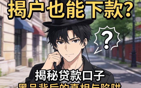 黑户也能下款？揭秘贷款口子黑户背后的真相与陷阱