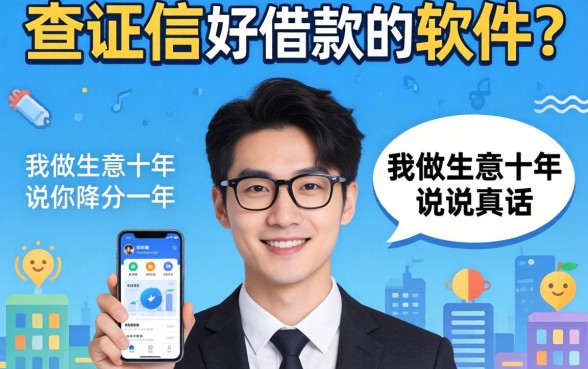 不查征信好借款的软件？我做生意十年，说说真话