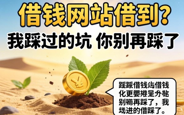 有什么借钱的网站可以借到？我踩过的坑你别再踩了