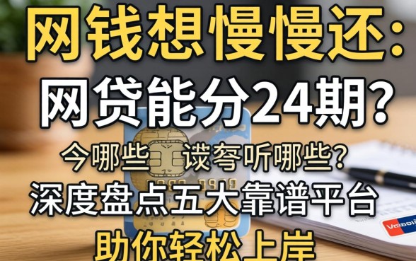 急需用钱想慢慢还？网贷能分24期的有哪些？深度盘点五大靠谱平台助你轻松上岸