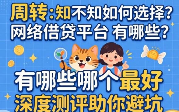 急需周转却不知如何选择?网络借贷平台有哪些哪个最好?深度测评助你避坑