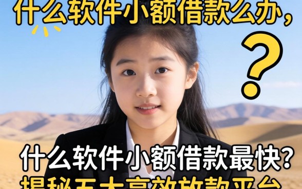 急需用钱怎么办?什么软件小额借款最快?揭秘五大高效放款平台