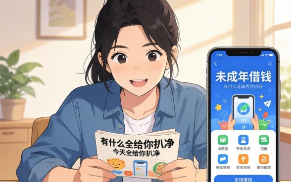 未成年人想借钱？有什么未成年借钱的软件，今天全给你扒干净