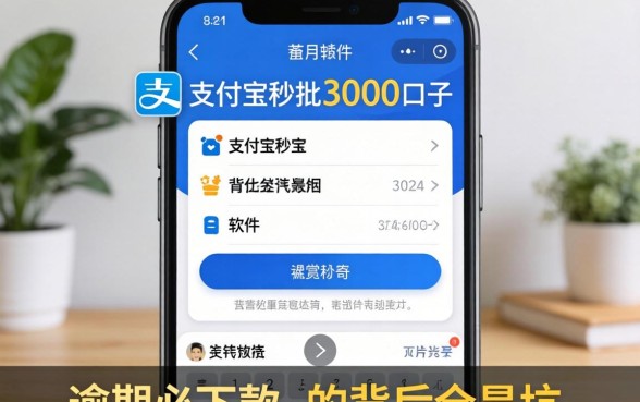 我试了所谓的支付宝秒批3000口子，发现逾期必下款的软件背后全是坑