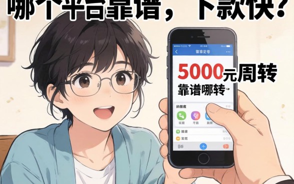 手头紧想借5000元周转，哪个平台靠谱且下款快？