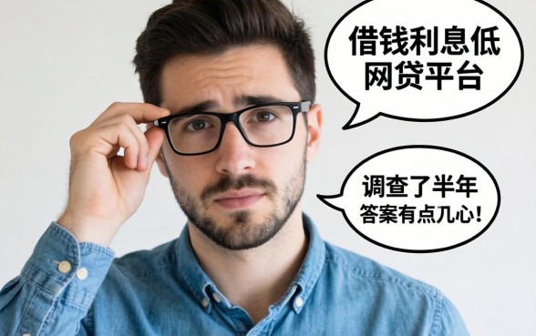 哪里可以借钱利息比较低的网贷平台？我调查了半年，答案有点扎心