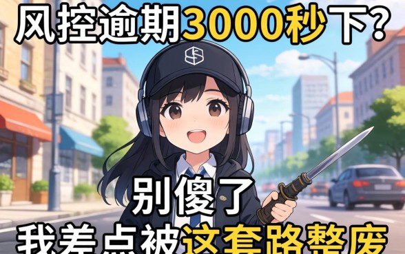 无视风控逾期3000秒下？别傻了，我差点被这套路整废