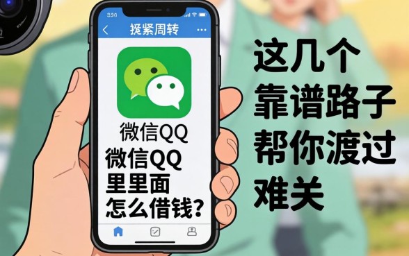 手头紧想周转？微信QQ里面怎么借钱？这几个靠谱路子帮你渡过难关