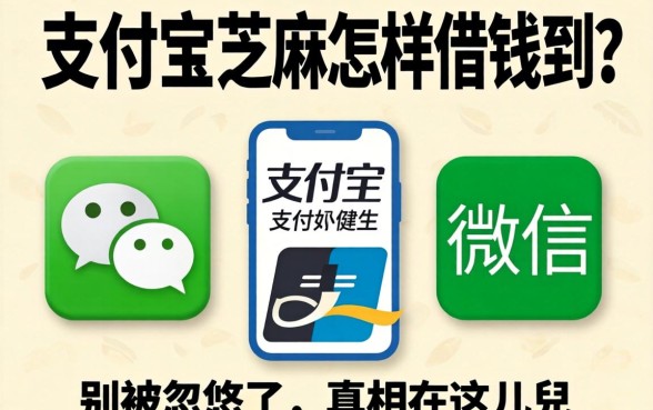 支付宝芝麻怎样借钱到微信？别被忽悠了，真相在这儿