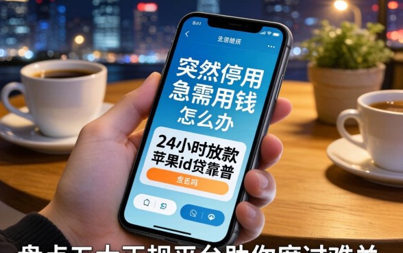 深夜手机突然停用急需用钱怎么办？24小时放款的苹果id贷靠谱吗？盘点五大正规平台助你度过难关