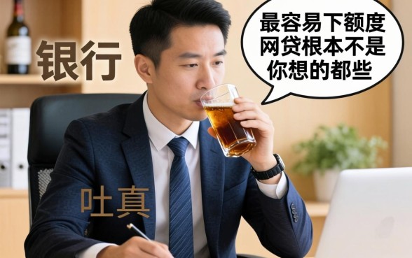 银行经理酒后吐真言：最容易下额度的网贷根本不是你想的那些