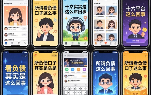 我试了十几个平台,发现所谓不看负债的口子其实是这么回事