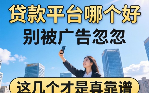 小的贷款平台哪个好?别被广告忽悠,这几个才是真靠谱