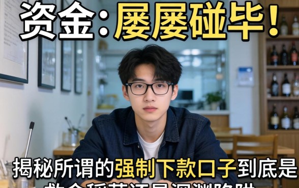 急需资金却屡屡碰壁？揭秘所谓的强制下款口子到底是救命稻草还是深渊陷阱？