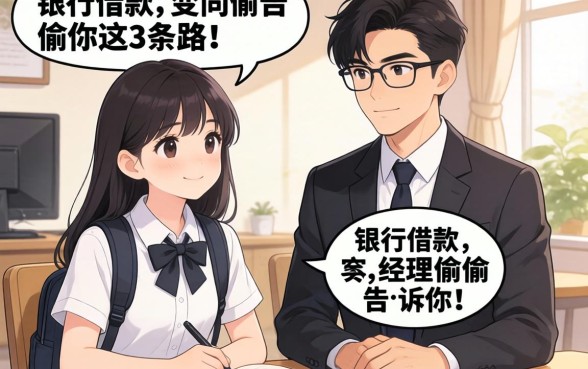 大学生在哪里可以借款？银行经理偷偷告诉你这3条路