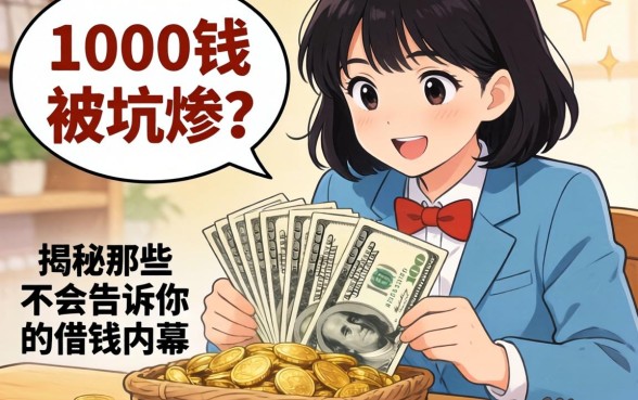 借1000块钱被坑惨?揭秘那些不会告诉你的借钱内幕
