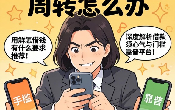 急需周转怎么办?用手机借钱有什么要求嘛?深度解析借款门槛与靠谱平台推荐