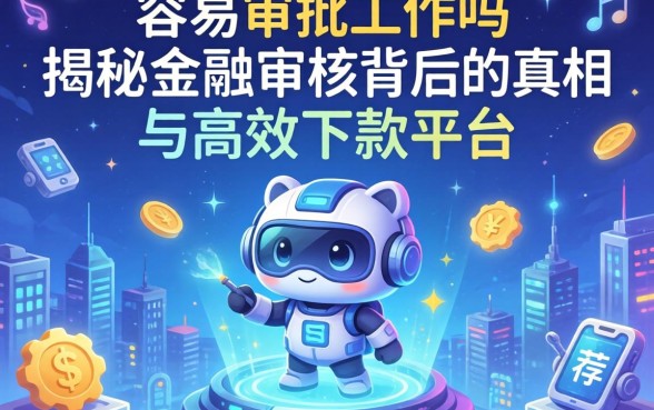 贷款容易审批工作吗?揭秘金融审核背后的真相与高效下款平台推荐