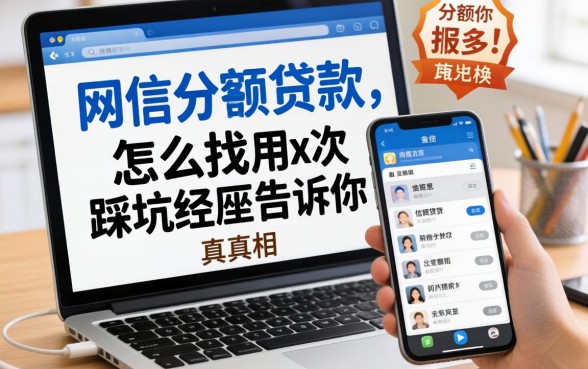 网上可信小额贷款怎么找?我用两次踩坑经历告诉你真相