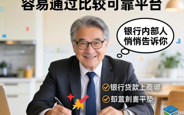 贷款容易通过比较可靠平台有哪些？银行内部人悄悄告诉你