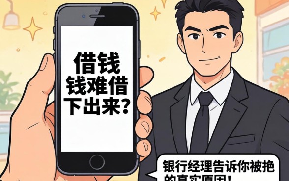 手机借钱难借不出来？银行经理告诉你被拒的真实原因