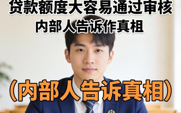 哪个贷款额度大容易通过审核？内部人告诉你真相