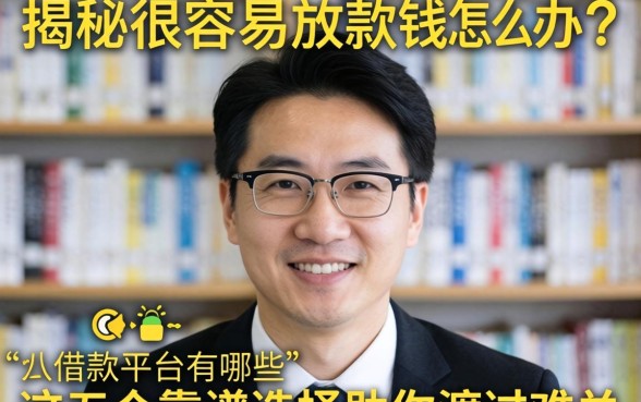 急需用钱怎么办?揭秘很容易放款的借款平台有哪些,这五个靠谱选择助你渡过难关