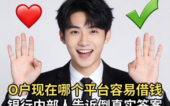 黑户现在哪个平台容易借钱？银行内部人告诉你真实答案