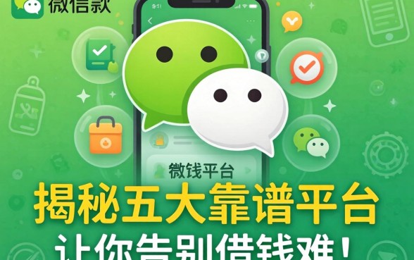 微信贷款的软件有哪些可靠？揭秘五大靠谱平台，让你告别借钱难！