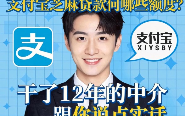 支付宝芝麻贷款有哪些额度？干了12年的中介跟你说点实话