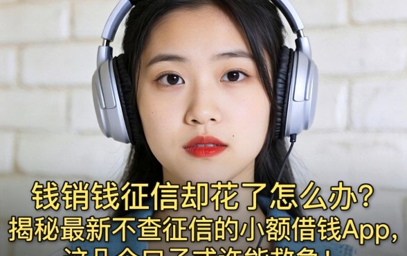 急需用钱征信却花了怎么办?揭秘最新不查征信的小额借钱app,这几个口子或许能救急!