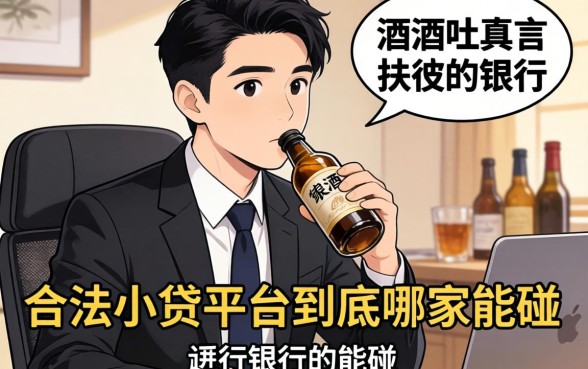 银行经理酒后吐真言:合法小贷平台到底哪家能碰