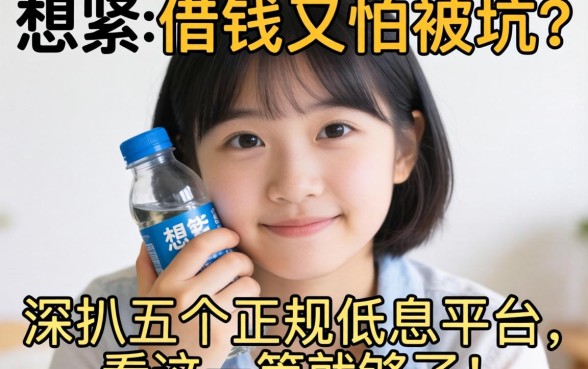 手头紧想借钱又怕被坑？深扒五个正规低息平台，看这一篇就够了！