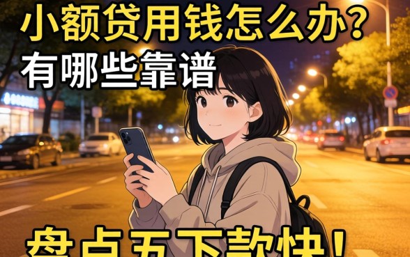 深夜急需用钱怎么办?小额贷网贷有哪些靠谱选择?盘点五个下款快的平台