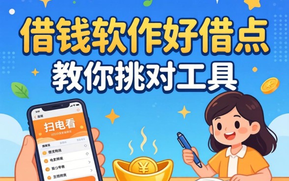 现在哪个借钱软件好借点？别只看广告词，教你挑对工具
