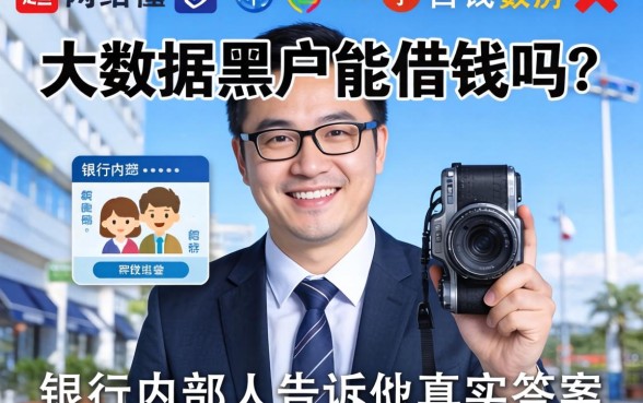 网贷大数据黑户能借钱吗？银行内部人告诉你真实答案