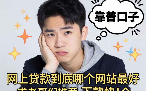 最近手头紧想找个靠谱口子，网上贷款到底哪个网站最好？求老哥们推荐几个下款快的！