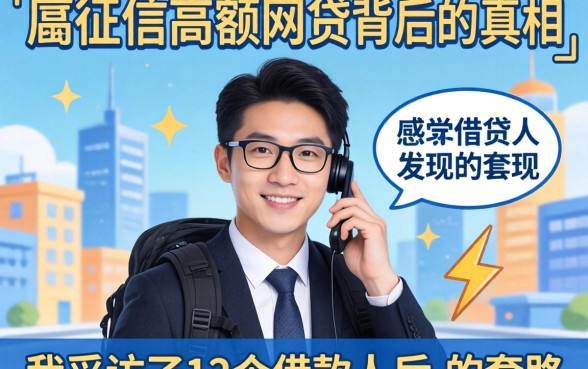 不查征信高额网贷背后的真相：我采访了12个借款人后发现的套路