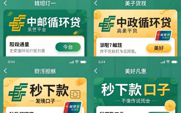 我试了几个类似中邮循环贷的平台，发现秒下款的口子并不像传说中那么美好