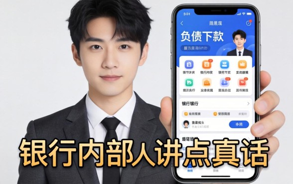 有没有不看负债下款的软件？银行内部人讲点真话