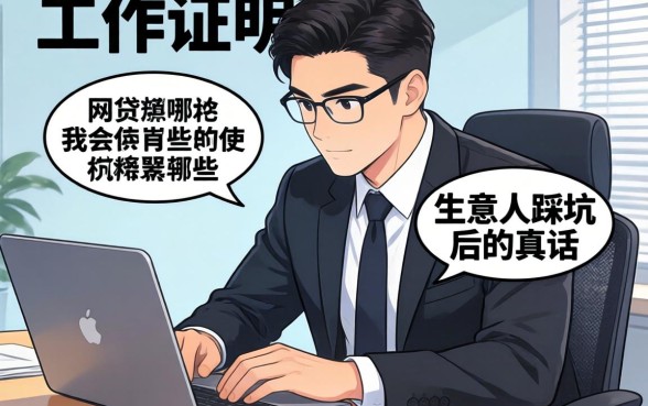 需要工作证明的网贷有哪些？生意人踩坑后的真话