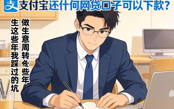 除支付宝还有什么网贷口子可以下款?做生意周转这些年我踩过的坑