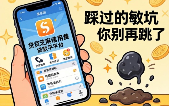手机贷芝麻信用贷款平台有哪些？我踩过的坑你别再跳了
